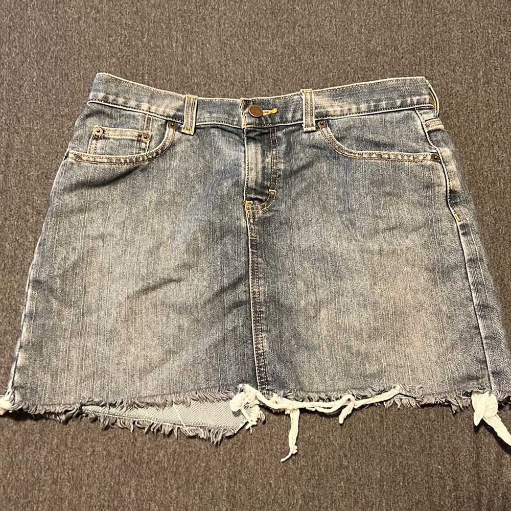 Blue denim Calvin Klein jean skirt size 7